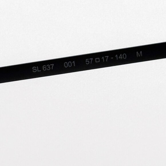 NEW SAINT LAURENT SUNGLASSES SL637 001 BLACK CAT EYE WOMEN EYEWEAR SL 637 001